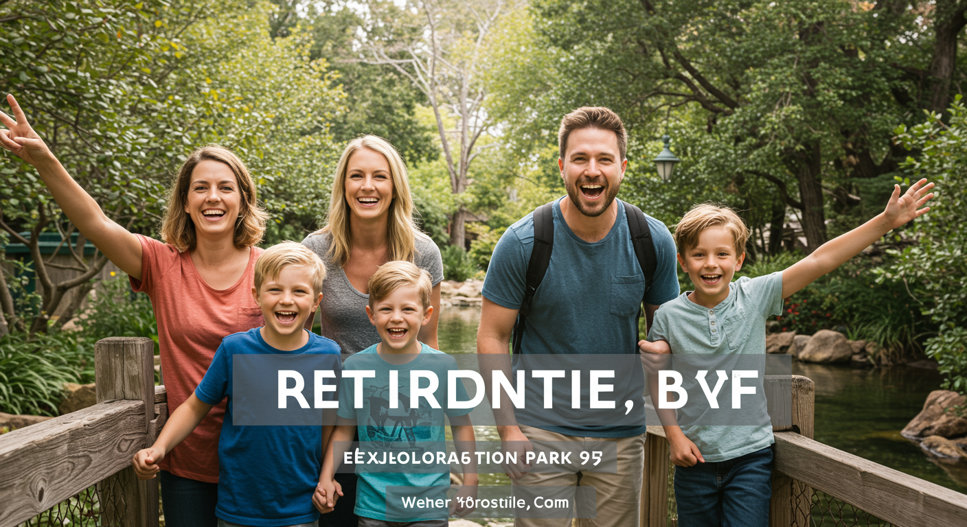 A family enjoying a vacation in Redding, CA, with smiles and excitement as they explore a local attraction, such as Turtle Bay Exploration Park. The image captures their joy and adventure.