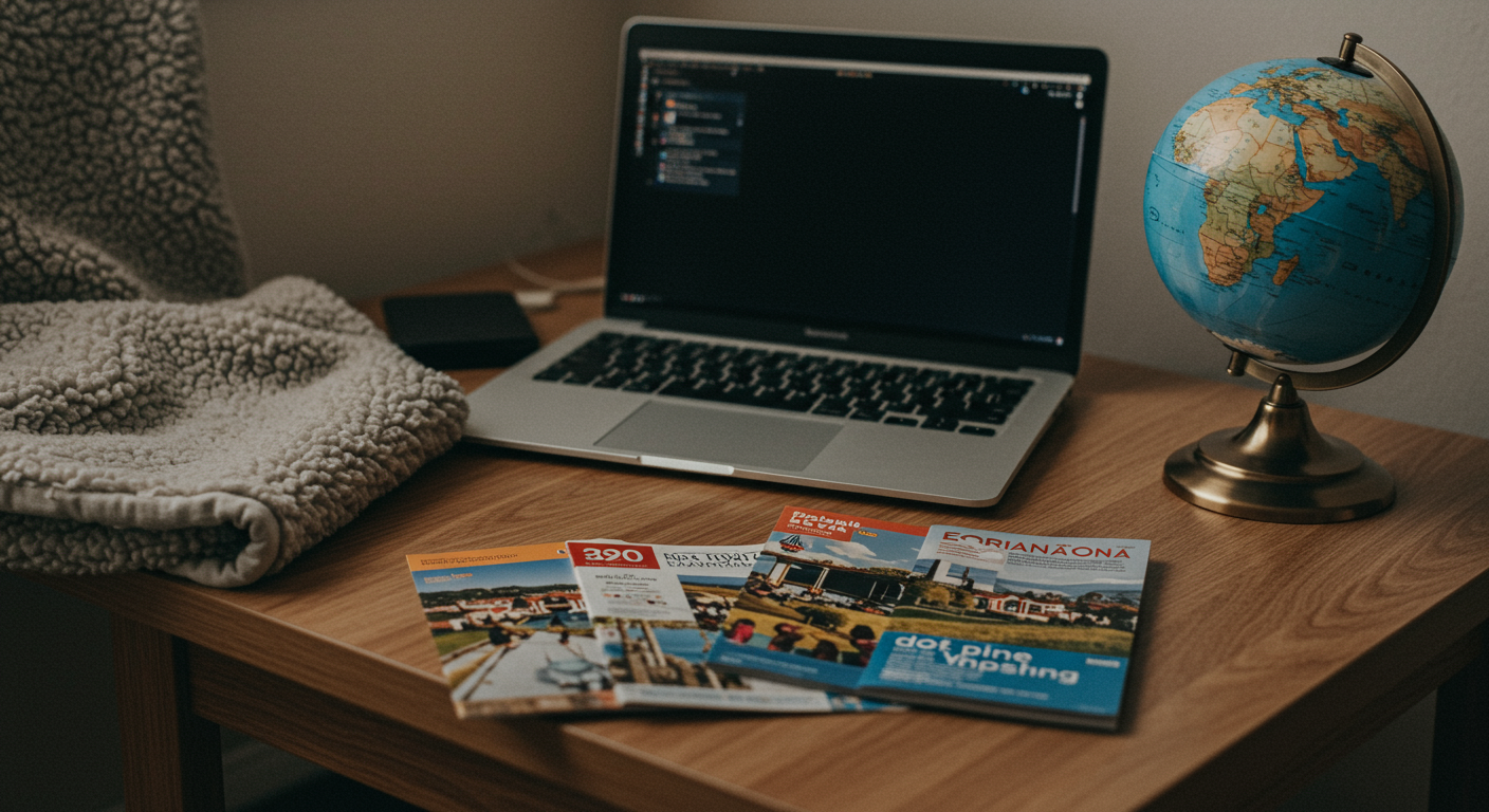 Remote Work Travel Agent Office